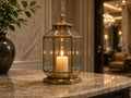 Brass + Glass Table Lantern